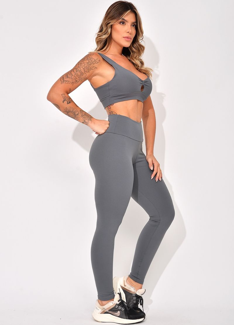 Leggings fitness cintura discount alta